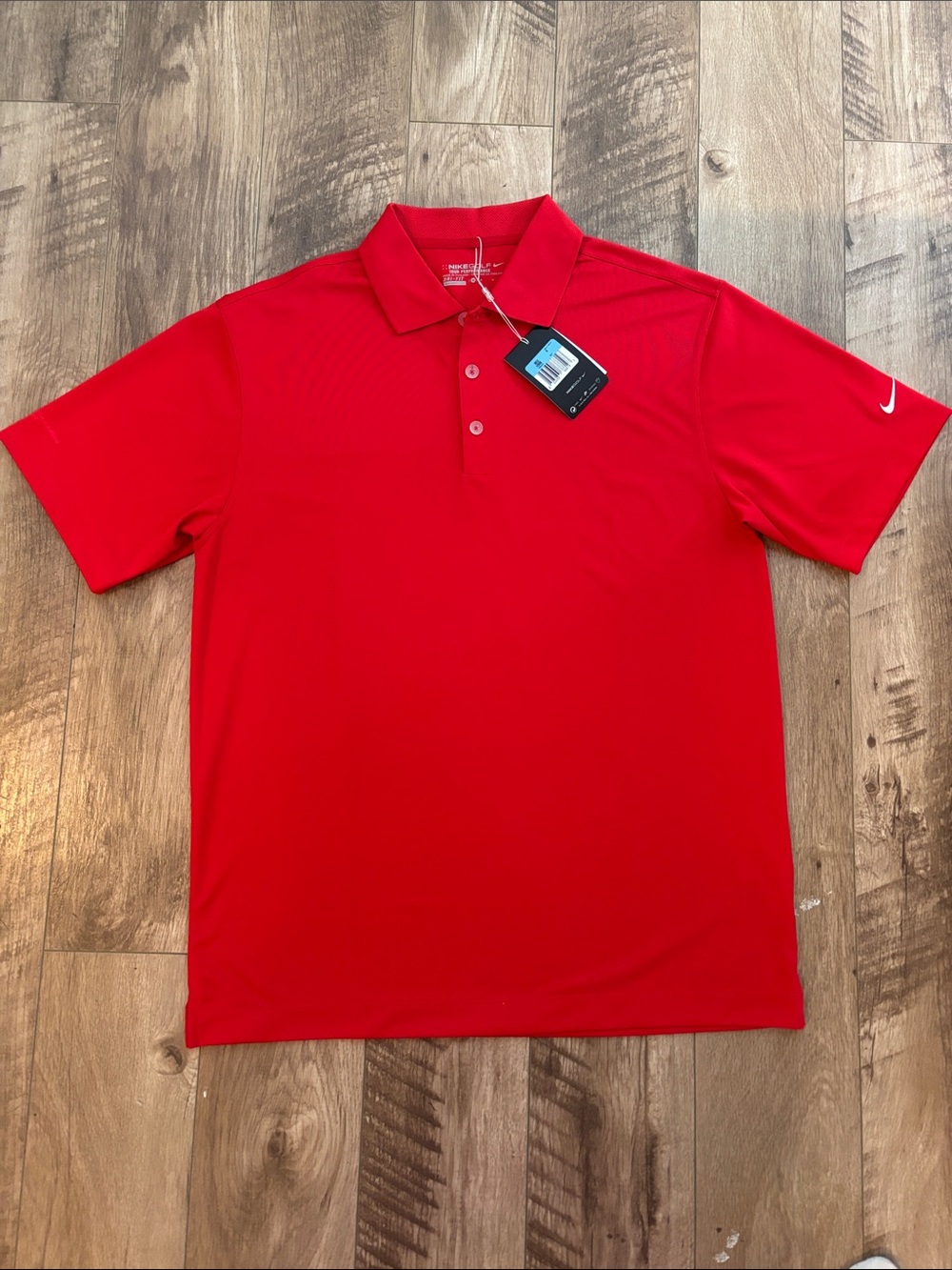 NWT Nike Golf Dri-FIT Men's Short Sleeve Polo Shirt Red M